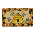 Beehive Orange And Yellow And Black Doormat