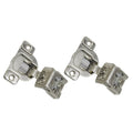 1 1 2 Inch Overlay Soft Close Face Fame Cabinet Hinges Framed Cabinets 110 Degree 35Mm Set Of 10