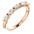 1 1 2Ct Oval Moissanite Wedding Ring Available In Rose Gold