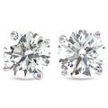 1 1 4 Ct Diamond Screw Back Studs 14K White Gold Lab Grown Eco Friendly