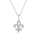 1 10 Cttw Natural Diamond Sterling Silver Pendant