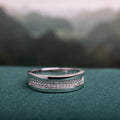 Miadora Sterling Silver Mens 1 10Ct Tdw Diamond Wedding Band
