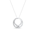 De Couer 10K White Gold 1 10Ct Tdw Diamond Infinity Necklace