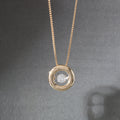 De Couer Igi Certified 10K Gold 1 10Ct Tdw Diamond Heart Beat Necklace