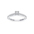 De Couer 1 10Ct Tdw Diamond Classic Ring White