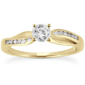 1 2 Carat Tw Diamond Engagement Ring In 10K Yellow Gold