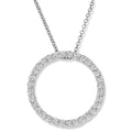 Pompeii3 1 2 Ct Tdw Circle Diamond Pendant Lab Grown Eco Friendly G Si