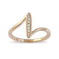 De Couer 10K Gold 1 20Ct Tdw Diamond Bypass Fashion Ring