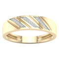Igi Certified 1 20Ct Tdw Diamond Mens Wedding Band In 10K Gold By De Couer