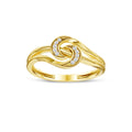 De Couer 1 20Ct Tdw Diamond Double Split Shank Fashion Ring Yellow