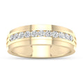 De Couer 10K Yellow Gold 1 2Ct Tdw Diamond Mens Wedding Band