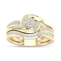 De Couer 10K Gold 1 3Ct Tdw Diamond Composite Bridal Sets