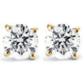 Bliss 14K Yellow Gold 1 4Ct Tdw Diamond Studs White
