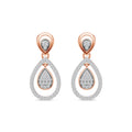 De Couer 1 4Ct Diamond Infinity Drop Earrings H I I2 White