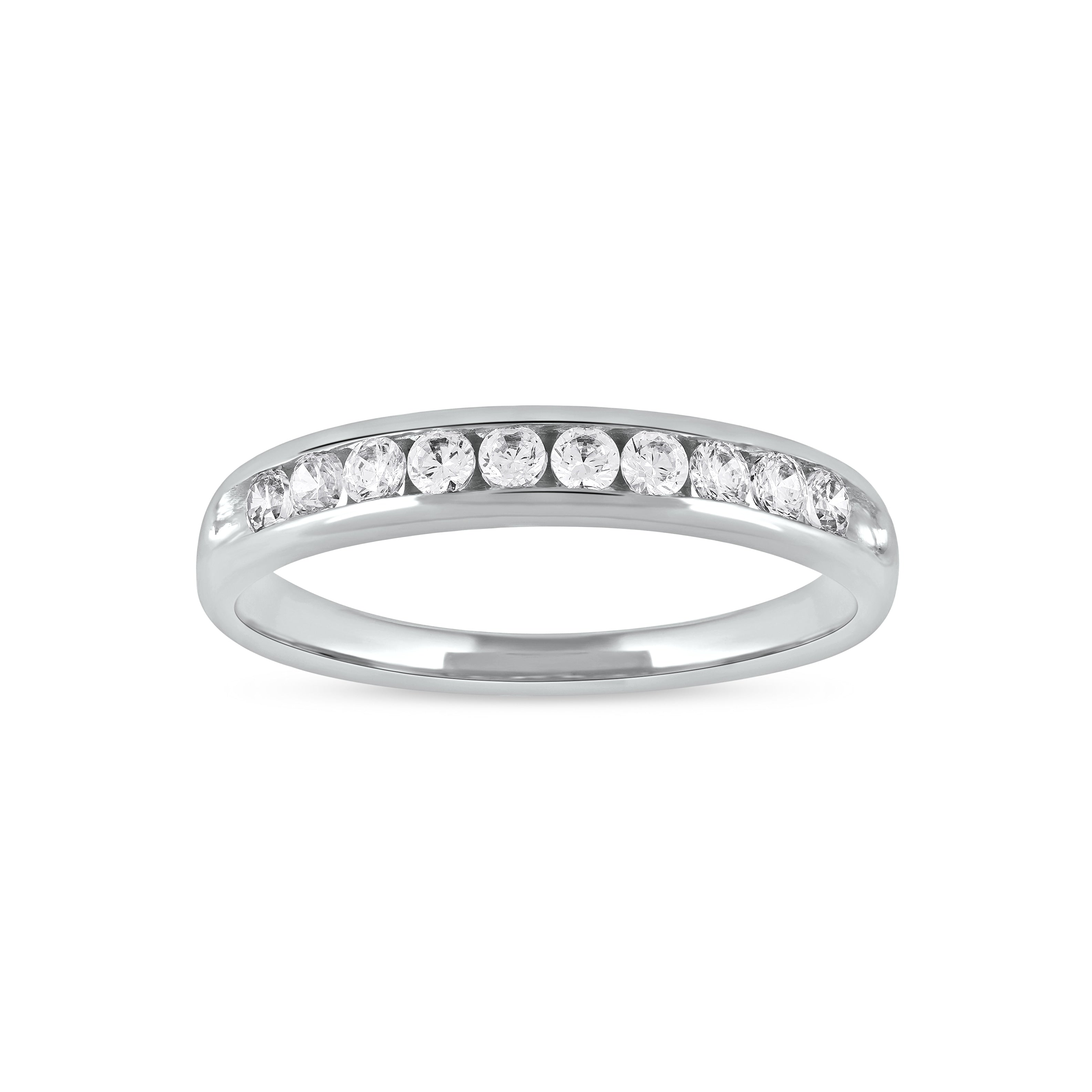 De Couer Igi Certified 1 4Ct Tdw Diamond Womens Wedding Band H I I2 White H I