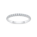 De Couer 14K White Gold 1 4Ct Tdw Diamond Womens Wedding Band