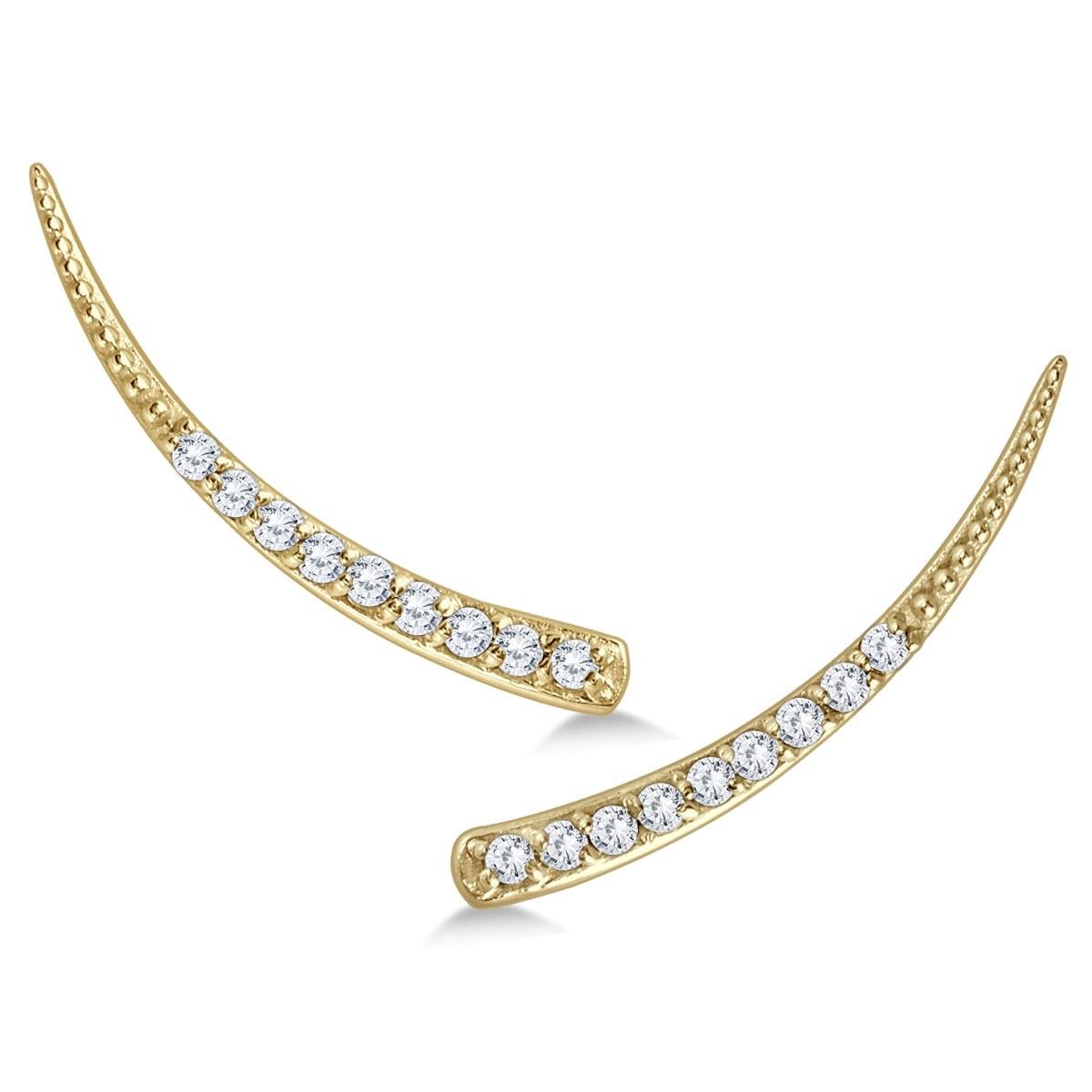 1 5 Carat Tw Diamond Earrings Set In 14K Yellow Gold