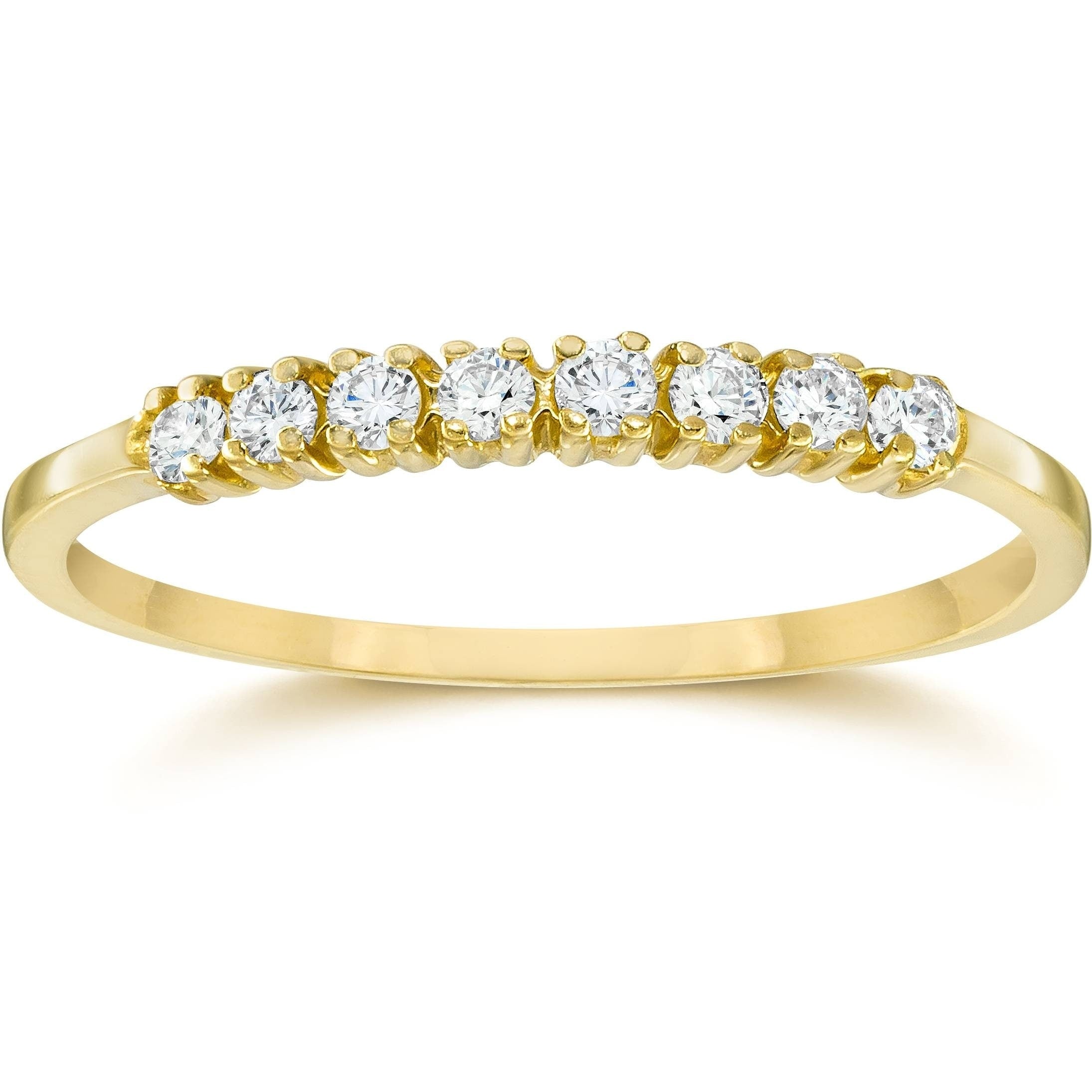 1 5Ct Diamond Wedding Anniversary Ring 10K Yellow Gold