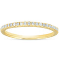 1 5Ct Diamond Wedding Ring Womens Stackable Band 10K Yellow Gold