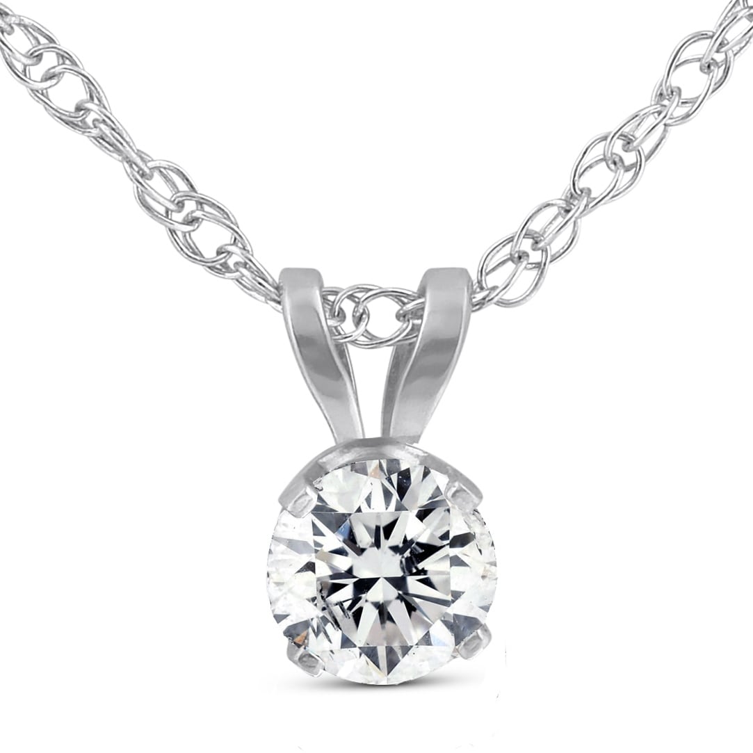 1 5Ct Round Diamond Solitaire Pendant