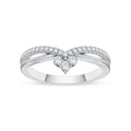 1 5Ct Tdw Diamond Contour Wedding Band In 10K Gold By De Couer