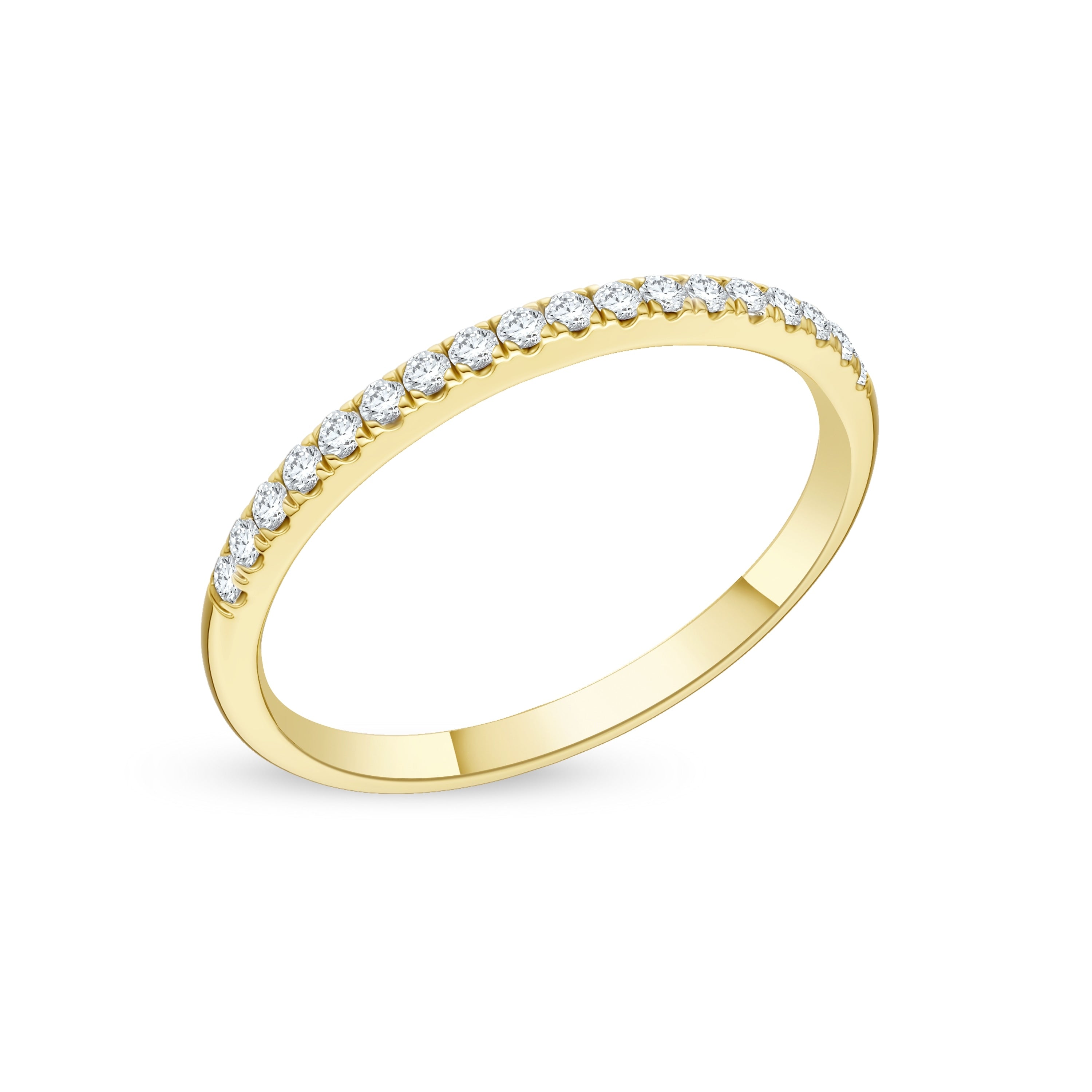 1 5Ct Tdw Diamond Womens Anniversay Band In 14K Gold By De Couer