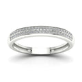 1 6Ct Tdw Diamond Vintage Style Ring In Sterling Silver White