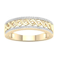 1 6Ct Tdw Diamond Cuban Link Mens Ring In 10K Gold