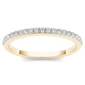 De Couer Igi Certified 10K Yellow Gold 1 6Ct Tdw Wedding Band