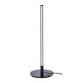 1 Light Black Led Stick Table Lamp With A White Acrylic Diffuser