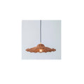 1 Light Boho Rattan Lotus Pendant For Dining Room Kitchen 15.7 In. W X 6.3 In. H