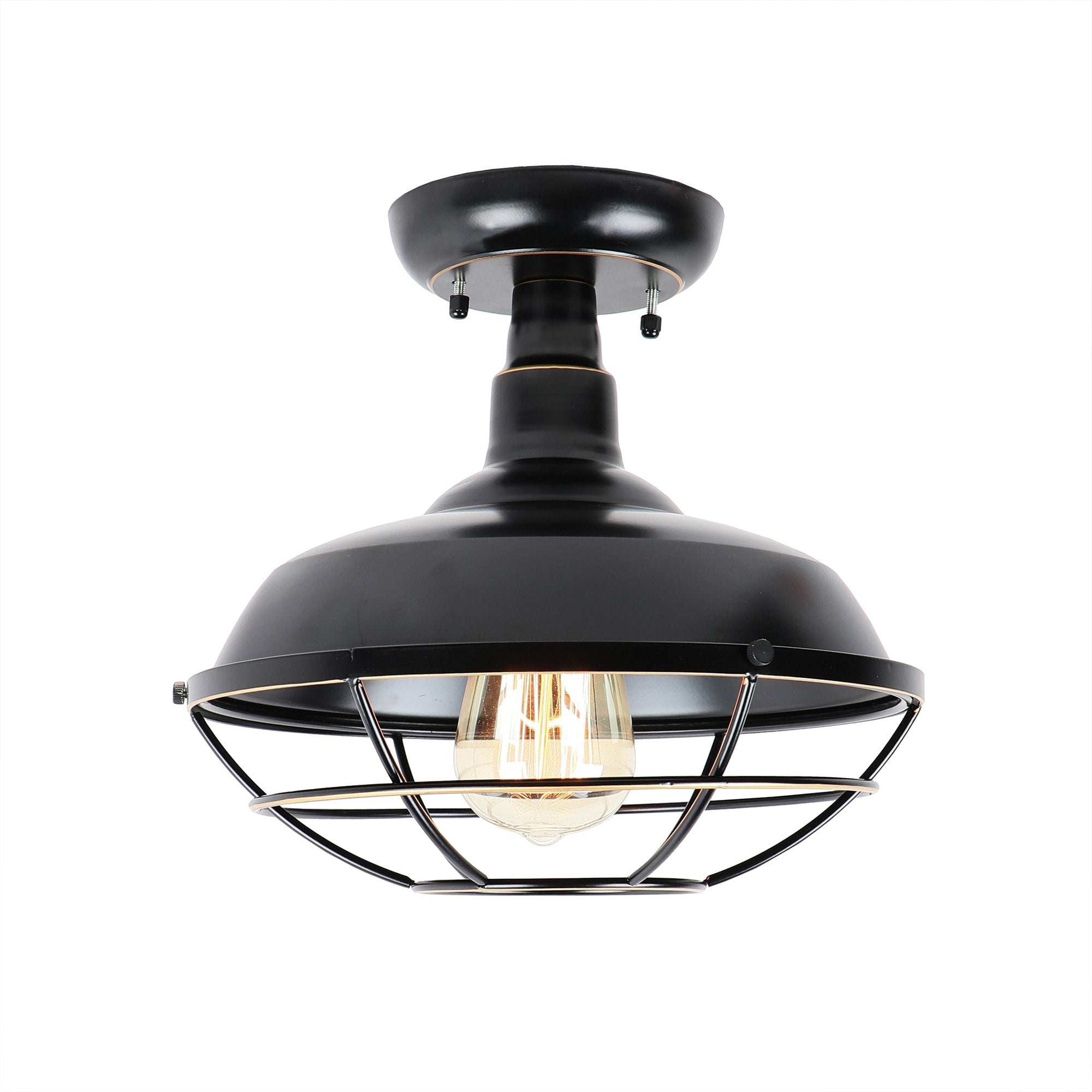 1 Light Ceiling Light In Imperial Black N A