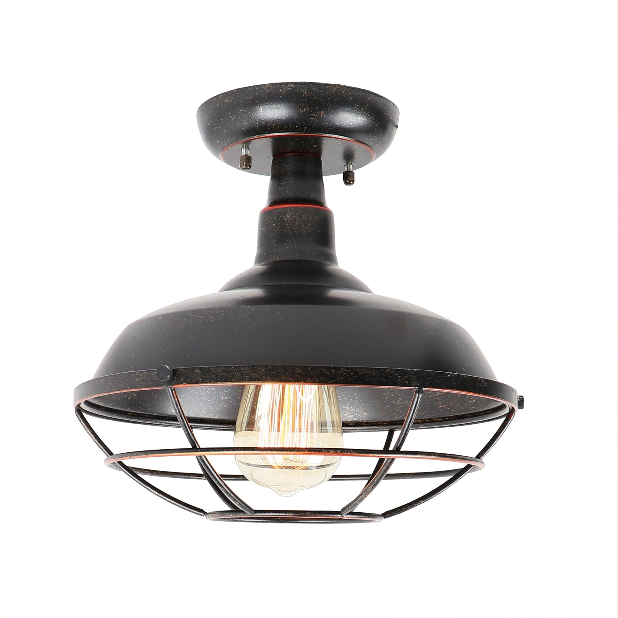 1 Light Ceiling Light In Oil Rubbed Bronze N A