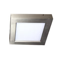 1 Light Integrated Led Flush Mount Ceiling Light In Brushed Nickel