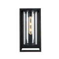 1 Light Outdoor Wall Lantern In Imperial Black