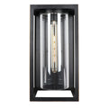 1 Light Outdoor Wall Lantern In Imperial Black