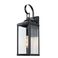 1 Light Outdoor Wall Lantern In Imperial Black