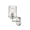 1 Light Simple Wall Sconce In Nickel