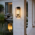 1 Light 2 Light Metal Outdoor Wall Sconce Weather Resistant