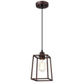 1 Light Oil Rubbed Bronze Hanging Pendant