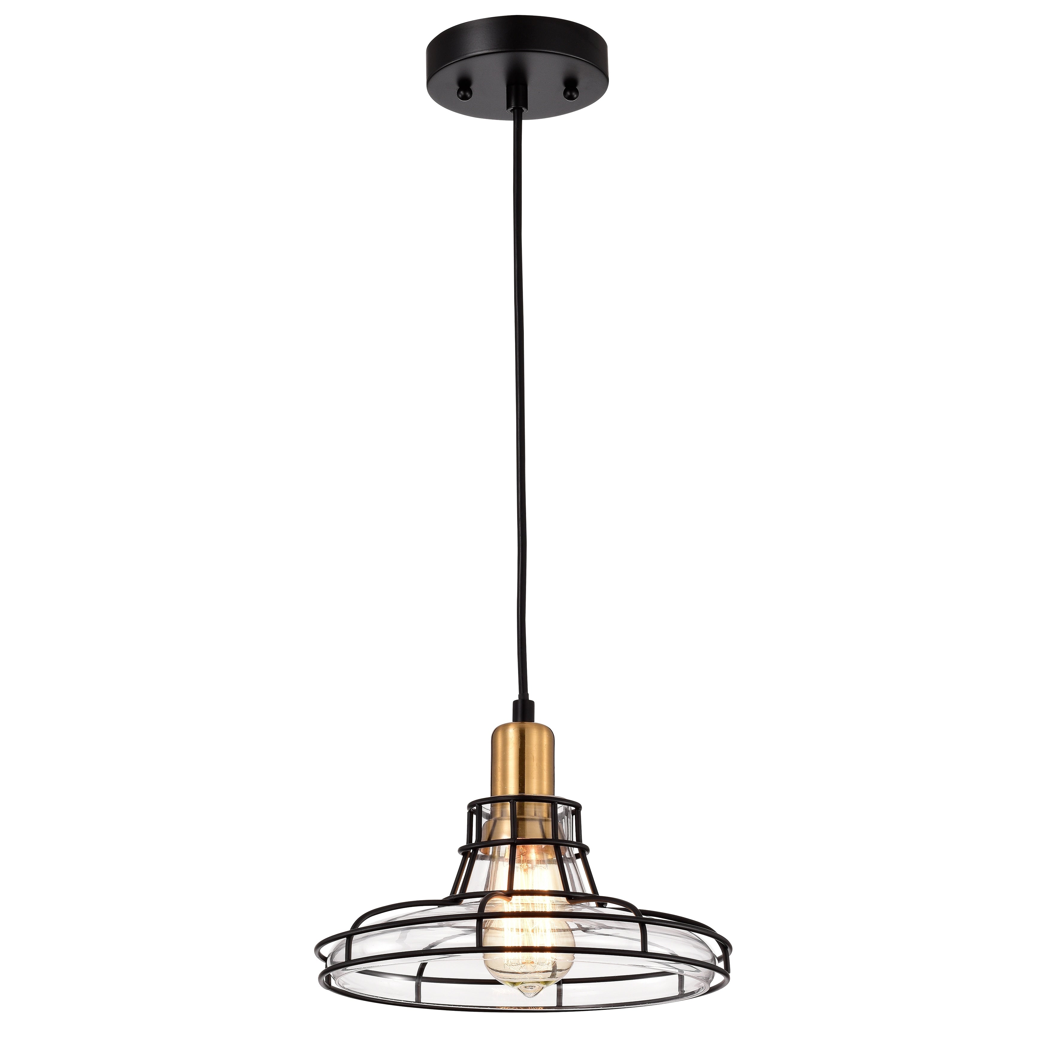1 Light Oil Rubbed Bronze Hanging Pendant