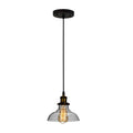 Chloe Lighting Oil Rubbed Bronze Iron Clear Glass 1 Light Pendant