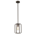 1 Light Oil Rubbed Bronze Pendant