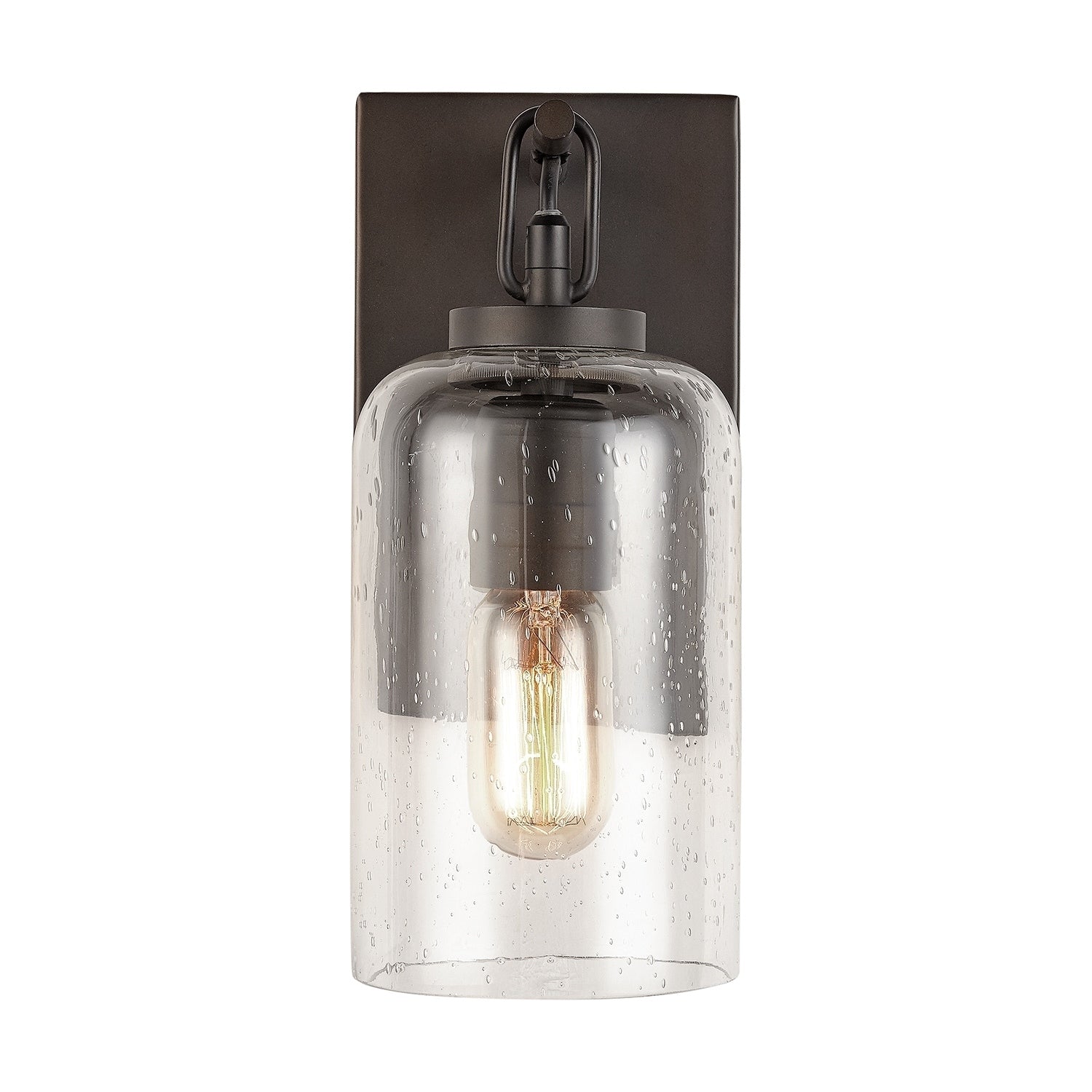 1 Light Old Bronze Wall Sconce