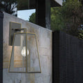 1 Light Outdoor Wall Mounted Lighting In Imperial Black Finish
