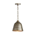 1 Light Oxidized Nickel Pendant