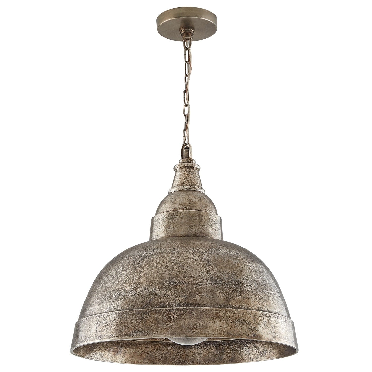 1 Light Oxidized Nickel Pendant