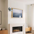 1 Light Wall Sconce Aluminum Light Bulb Brushed Nickel Porch Lights N A