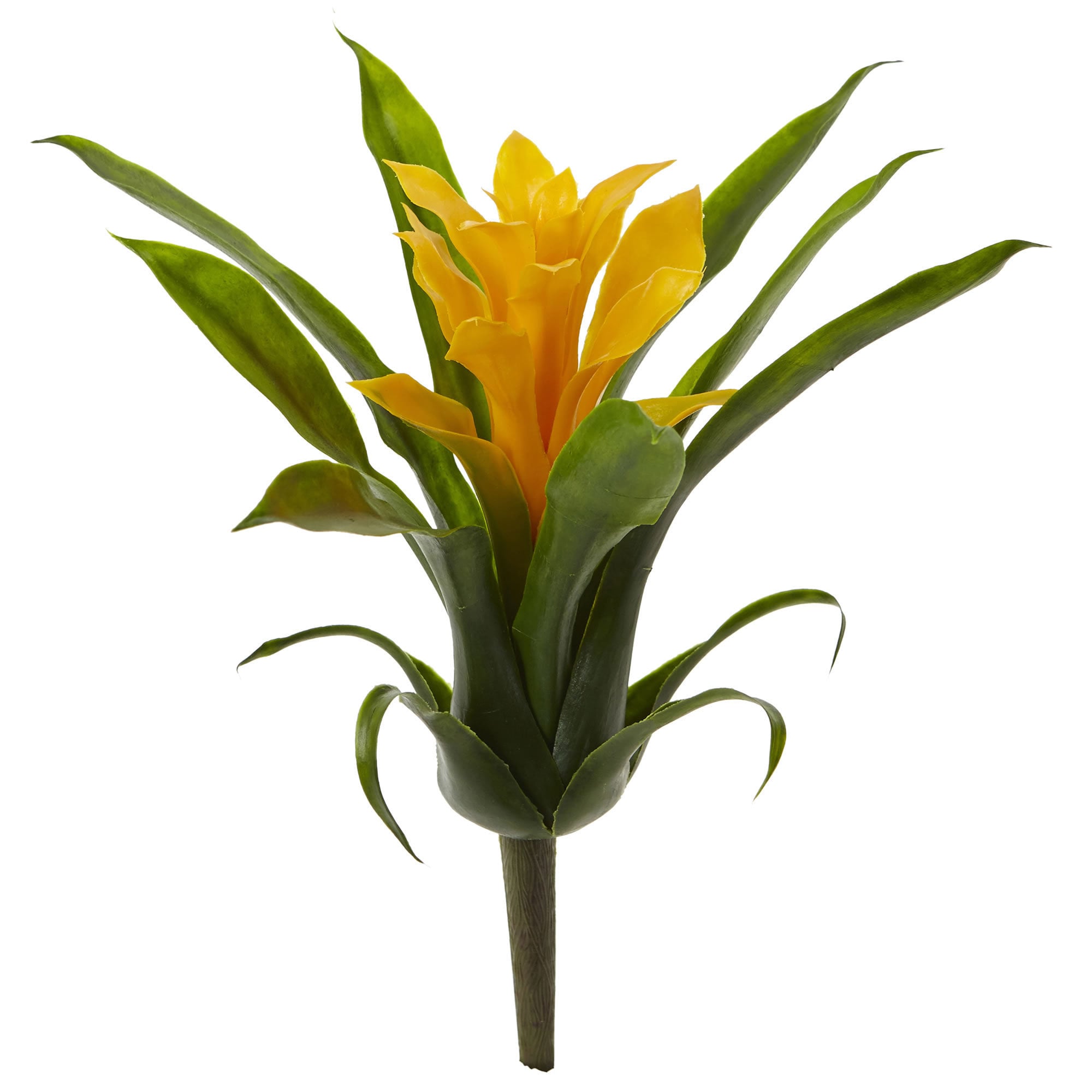 10 Bromeliad Artificial Flower Set Of 6