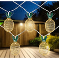 10 B O Led Warm White Pineapple Christmas Lights 3 Clear Wire